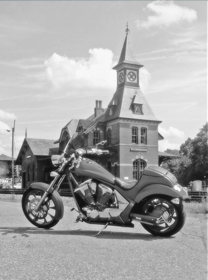 BlueJFavTrain B&amp;W